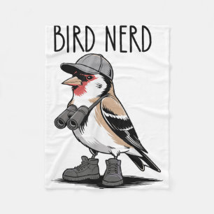 Bird Nerd Funny Bird Watching For Bird Watchers _1 Fleece Blanket