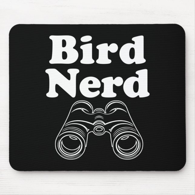 Bird nerd performance  mouse mat (Front)