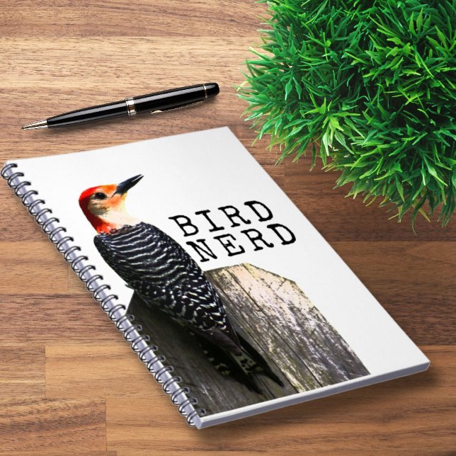 Bird Nerd Red-Bellied Woodpecker  Notebook (Creator Uploaded)