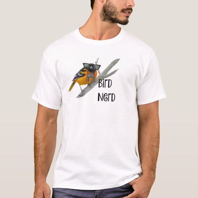Bird Nerd T Shirt (Front)