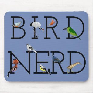Bird Nerd Three Mouse Mat