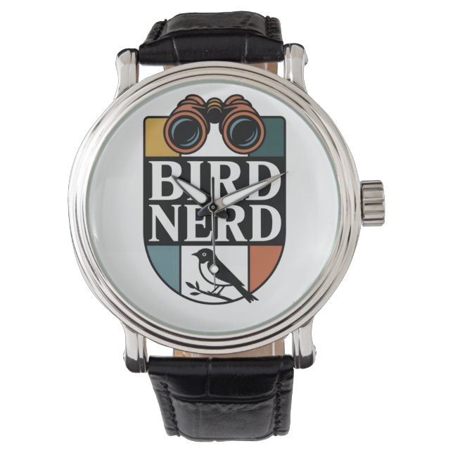Bird Nerd Watcher Watch Gift (Front)