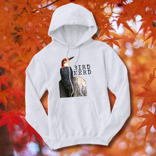 Bird Nerd Woodpecker  Hoodie