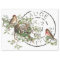 Bird Nest French Postmark Vintage Decoupage 