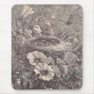 Bird Nest Mouse Mat