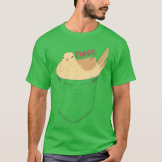 bird nestin in pocket T-Shirt
