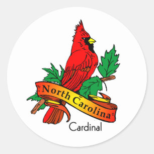 Bird North Carolina Classic Round Sticker
