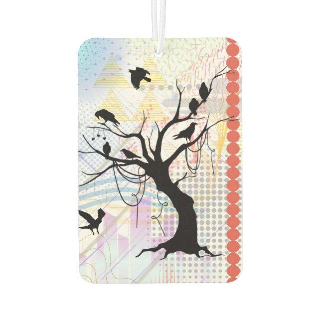 Bird of a Feather Be Unique Together Car Air Freshener (Back)
