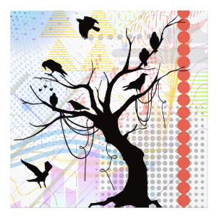 Bird of a Feather Be Unique Together Photo Print