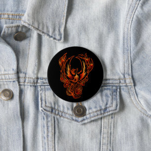 Bird Of Fire 7.5 Cm Round Badge