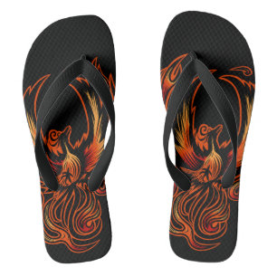 Bird Of Fire Flip Flops
