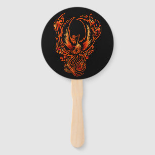 Bird Of Fire Hand Fan