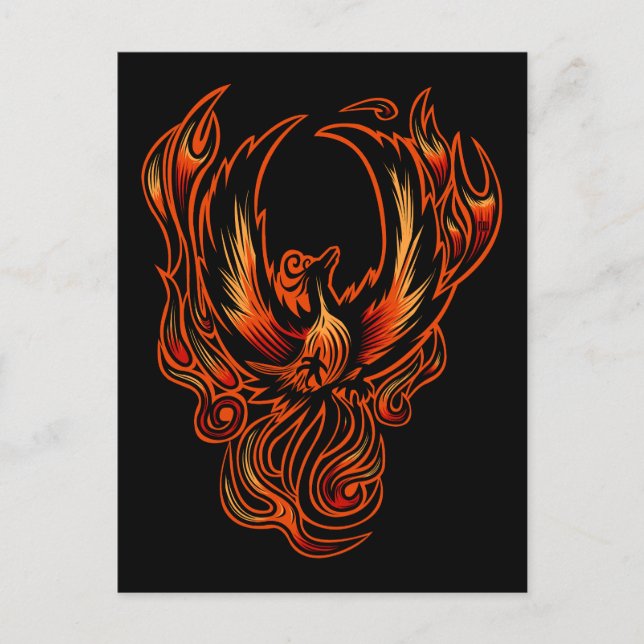 Bird Of Fire Holiday Postcard (Front)