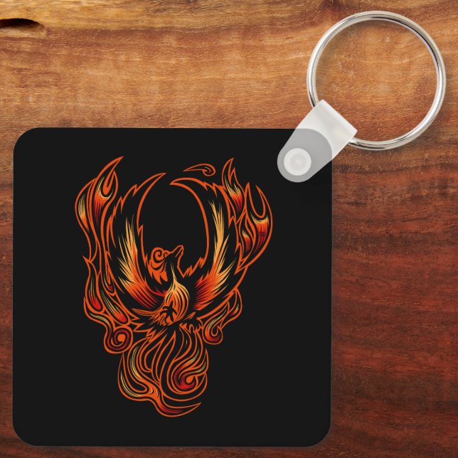 Bird Of Fire Key Ring (Back)