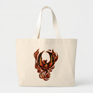 Bird Of Fire Large Tote Bag