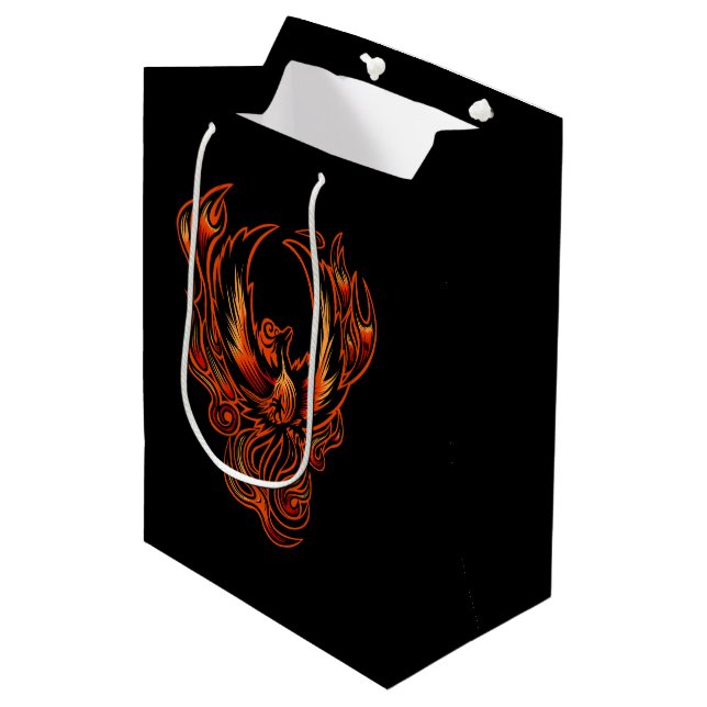 Bird Of Fire Medium Gift Bag (Front Angled)