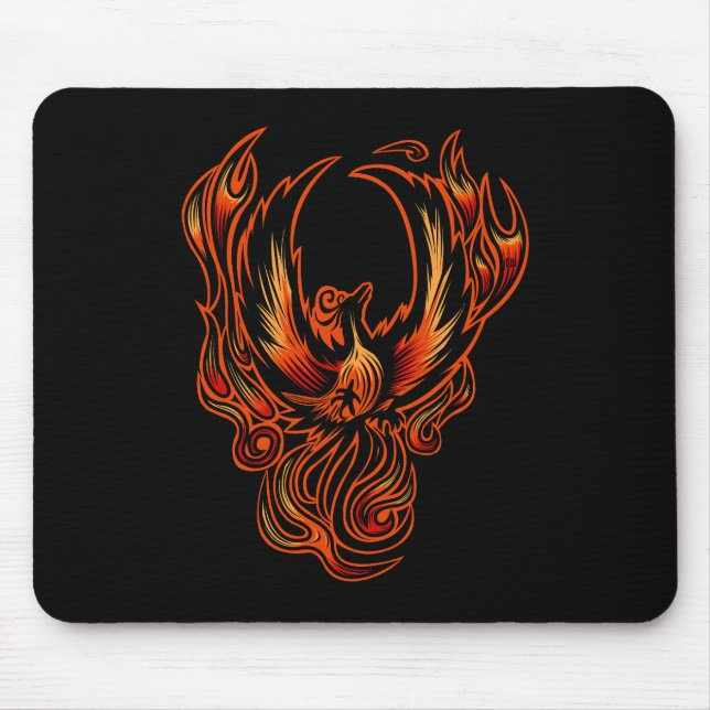 Bird Of Fire Mouse Mat (Front)