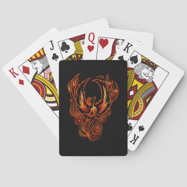 Bird Of Fire Playing Cards (Back)