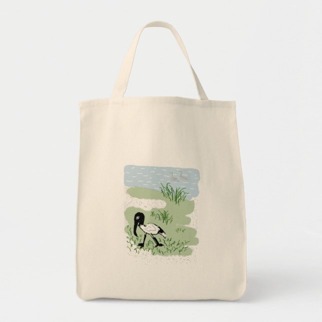 bird of hope_australian white ibis トートバッグ tote bag (Front)