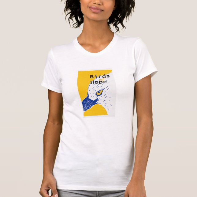 bird of hope/blue bill2 T-Shirt (Front)