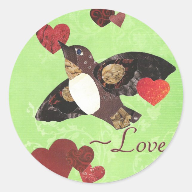 Bird of Love Stickers (Front)