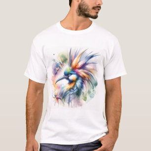 Bird of Paradise 130624AREF104 - Watercolor T-Shirt