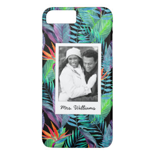 Bird Of Paradise Add Your Photo & Name iPhone 8 Plus/7 Plus Case