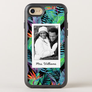 Bird Of Paradise   Add Your Photo & Name OtterBox Symmetry iPhone 8/7 Case