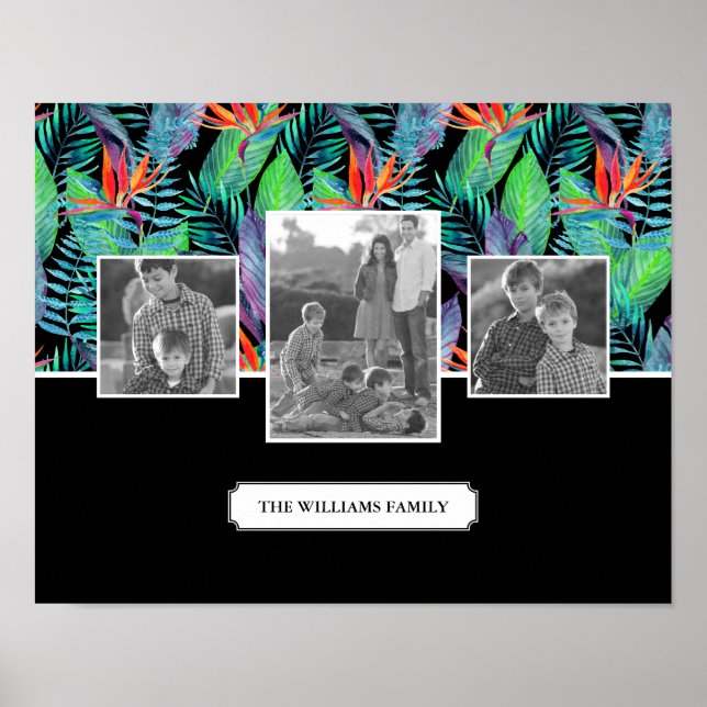 Bird Of Paradise | Add Your Photo & Text Poster (Front)