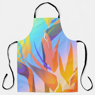 Bird of Paradise Allover Print Apron
