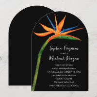 Bird of Paradise Arch Top Wedding
