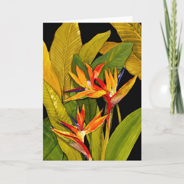 Bird of Paradise Card (Front)