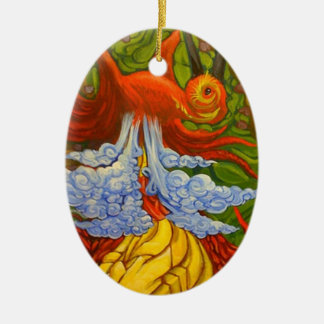 Bird Of Paradise Ceramic Tree Decoration