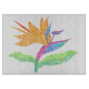 Bird of Paradise Cutting Board
