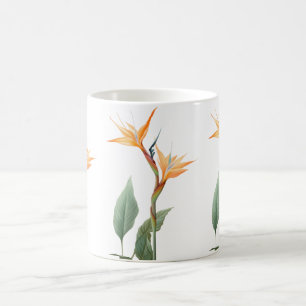 Bird of paradise drawing (flower) coffee mug