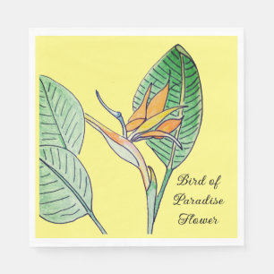 Bird of Paradise Flower Napkin