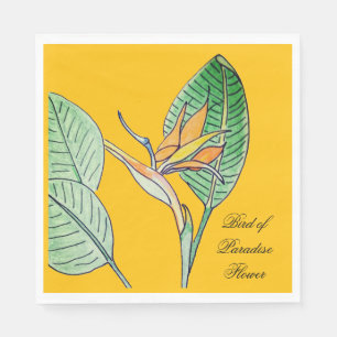 Bird of Paradise Flower Napkin