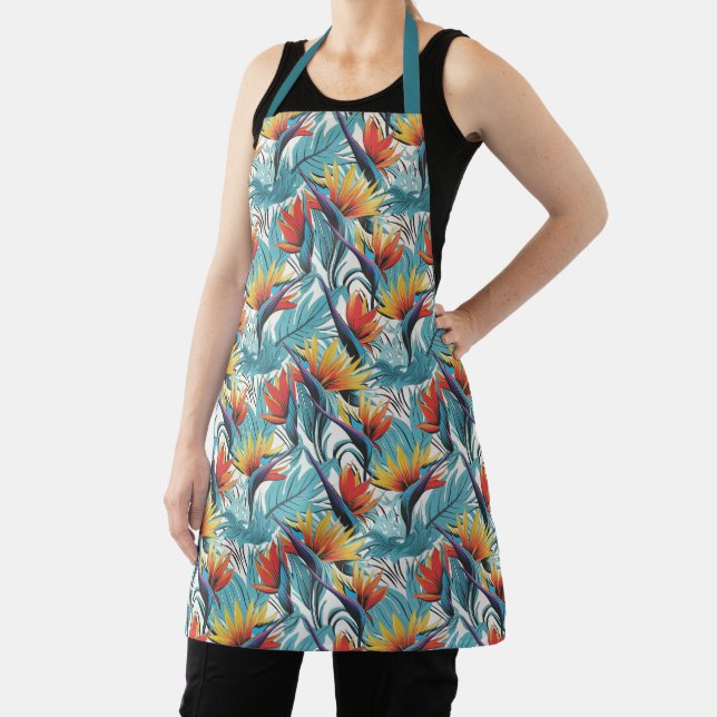 Bird of Paradise Garden Apron (Insitu)