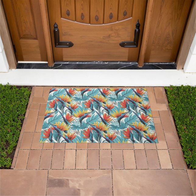 Bird of Paradise Garden Doormat (Outdoor)