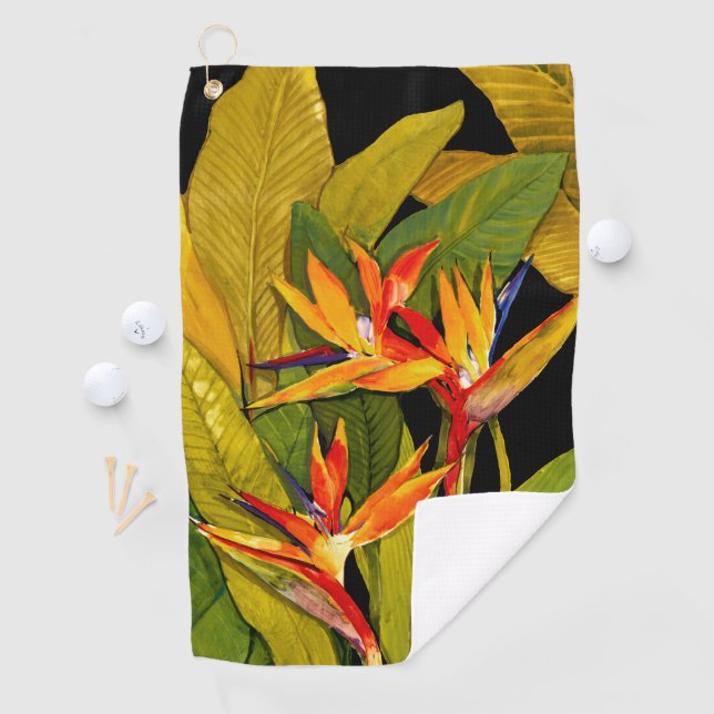Bird of Paradise Golf Towel (InSitu)