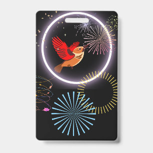 Bird of Paradise ID Badge