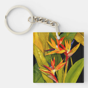 Bird of Paradise Key Ring
