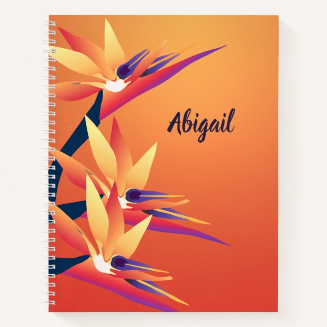 Bird-of-Paradise Notebook (Front)
