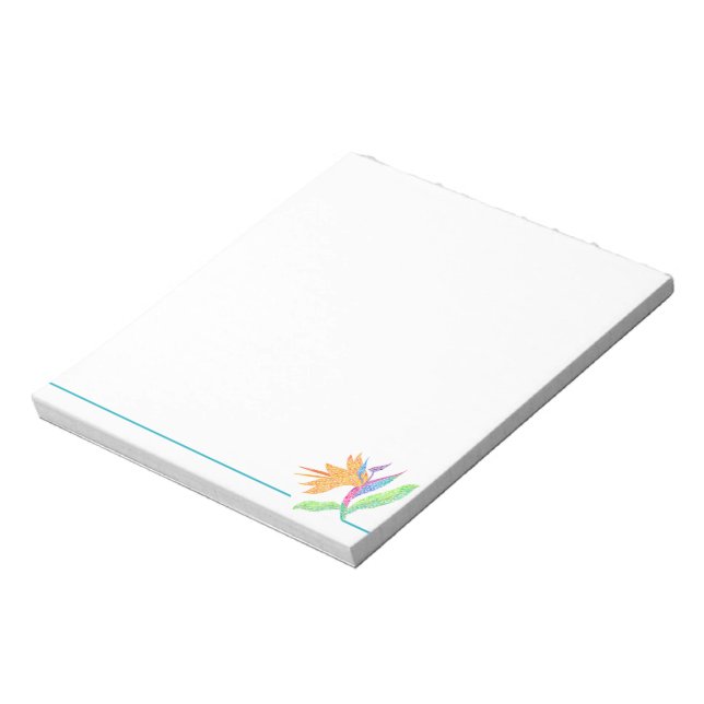 Bird of Paradise Notepad (Rotated)