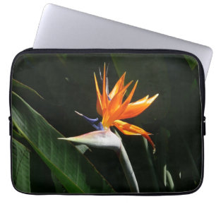Bird of Paradise Orange Tropical Flower Laptop Sleeve