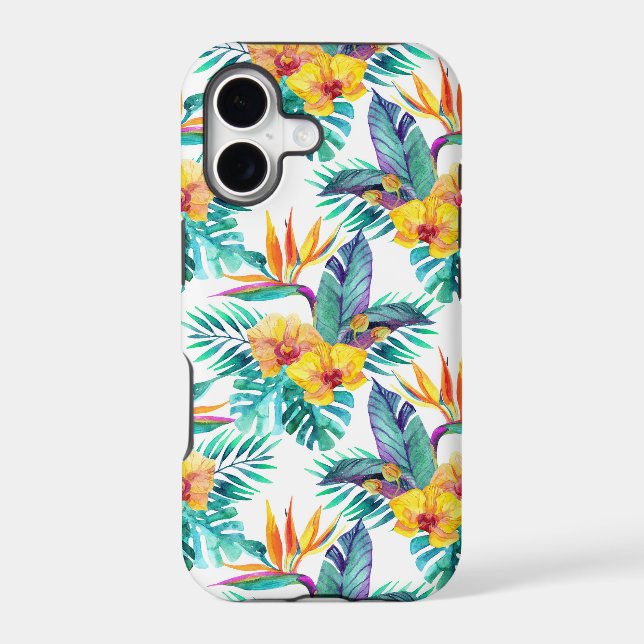 Bird Of Paradise & Orchid Pattern (Back)
