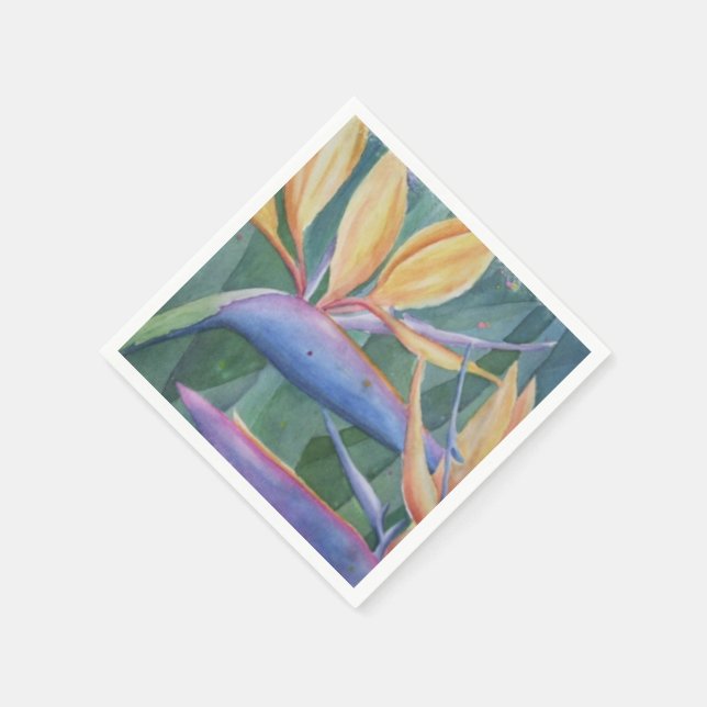 BIRD OF PARADISE PAPER NAPKINS (Corner)