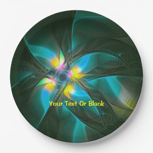 Bird of Paradise Paper Plate (Front)