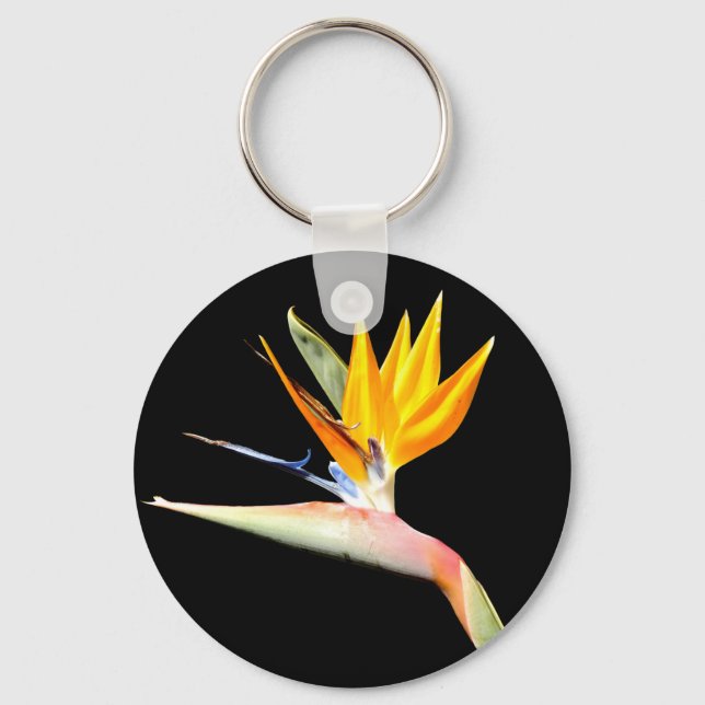 Bird of Paradise Plant Key Ring (Front)
