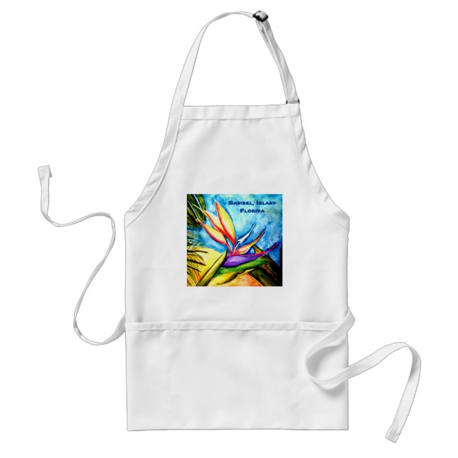 Bird-of-Paradise -  Sanibel, Island Florida Standard Apron (Front)